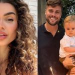 Paula Amorim e Breno Simões com o filho, Theo