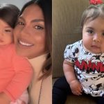 Tays Reis e Biel com a filha, Pietra