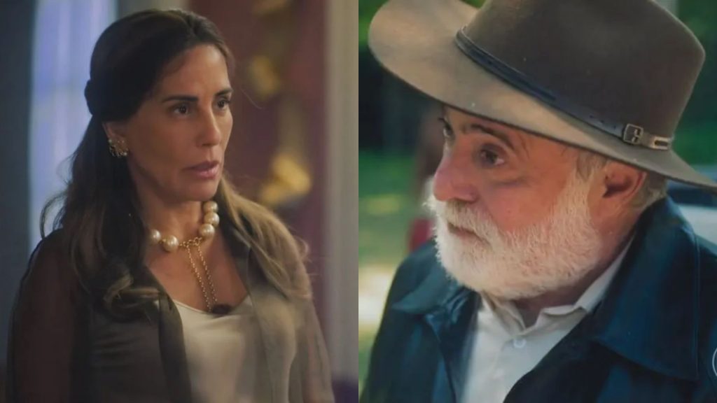 Irene e Antonio em 'Terra e Paixão' - Reprodução/Globo