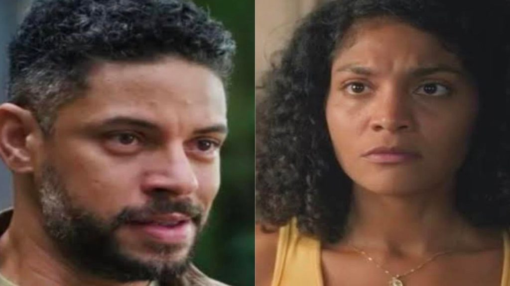 Jonatas (Paulo Lessa) e Aline (Barbara Reis) em 'Terra e Paixão'