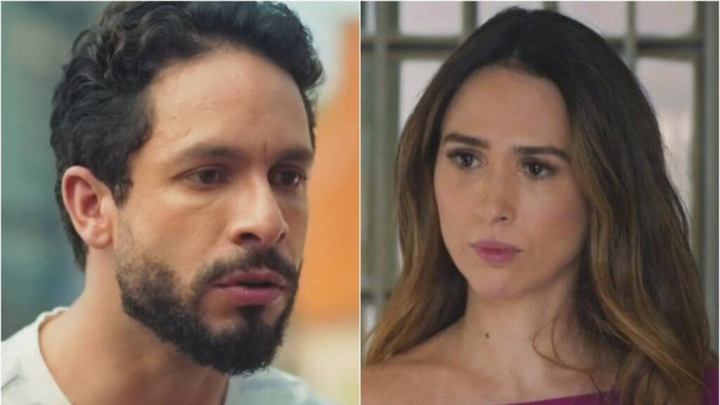 Luigi (Rainer Cadete) e Anely (Tatá Werneck) em 'Terra e Paixão'