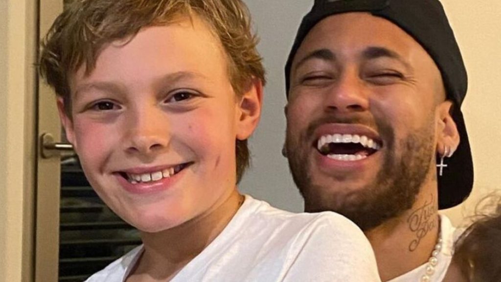 Davi Lucca e Neymar. Reprodução/Instagram