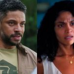 Jonatas e Aline em ' Terra e Paixão'. Reprodução/TV Globo