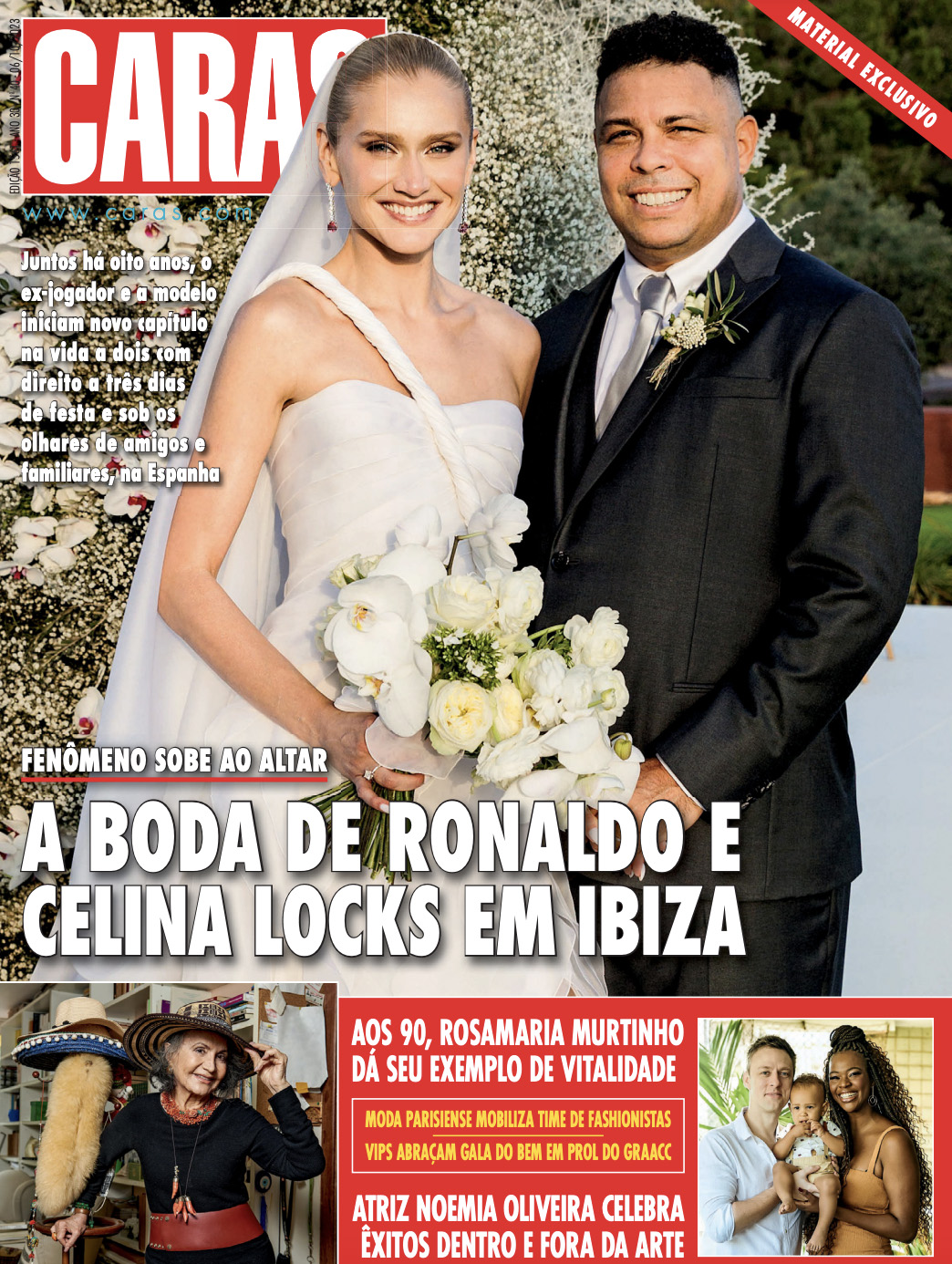 Casamento de Ronaldo e Celina Locks - FOTOS: GERMAN LARKIN, SANTIAGO OLIVA MARTINEZ, STEPHANIE SHELTON E REPRODUÇÃO/INSTAGRAM