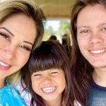 Lucas Cardi com a mãe e a irmã. Foto: Reprodução/Instagram