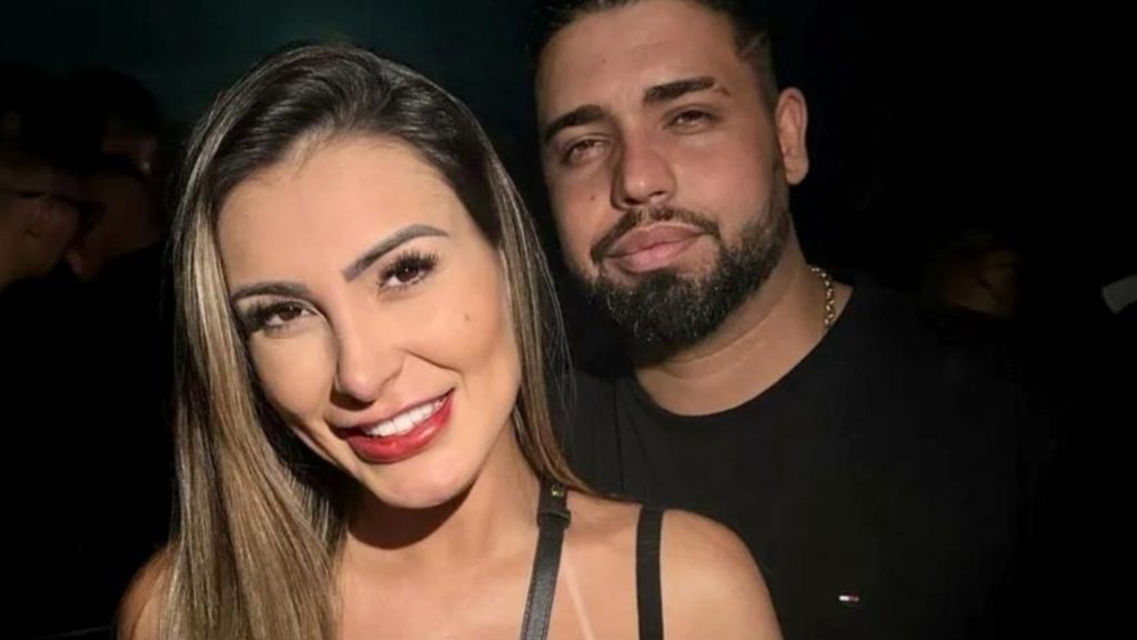 Andressa Urach e Sergio Carvalho. Reprodução/Instagram