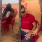 Homem flagra a esposa o traindo com o patrão na praia (Reprodução/Redes Sociais)