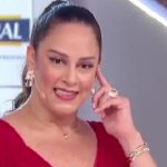 Silvia Abravanel, filha de Silvio Santos, no 'Teleton 2023'