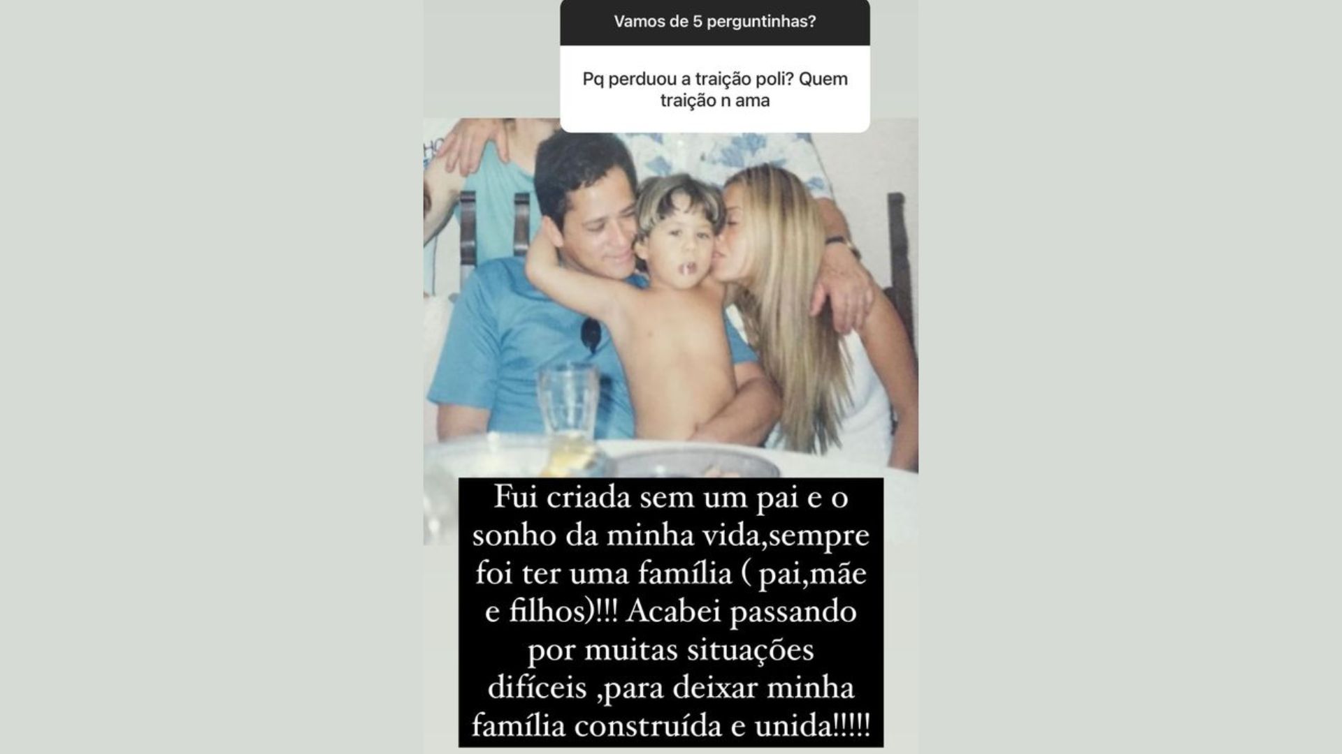 Poliana Rocha via stories - Reprodução/Instagram