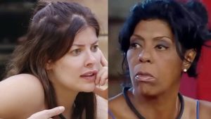 Jaquelline e Márcia Fu em A Fazenda 15 (Reprodução/Record TV)