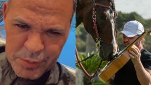 Eduardo Costa lamenta morte de cavalo de R$ 7 milhões