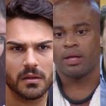 Jaquelline, Shay, Cezar Black e André em 'A Fazenda 15'