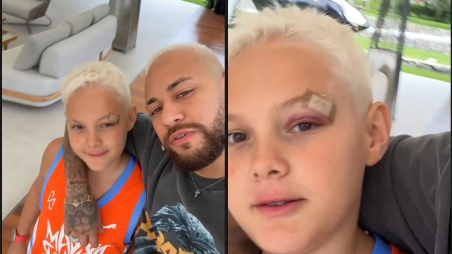 Davi Lucca e Neymar -Reprodução/Instagram