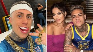 MC Daniel, Bella Campos e MC Cabelinho - Reprodução/Instagram