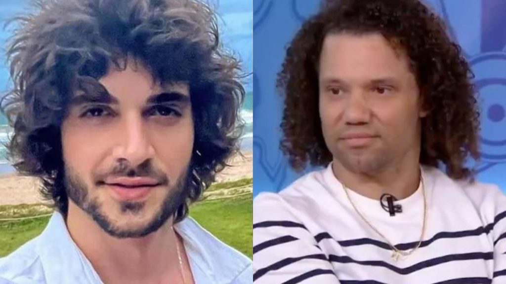 Fiuk, do BBB 21', e Maycon, do 'BBB 24' - Foto: Instagram/Globoplay