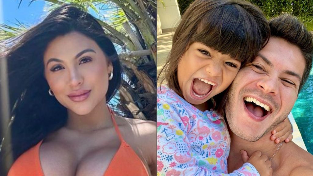 Jheny Santucci, Sophia Cardi e Arthur Aguiar - Reprodução/Instagram