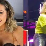 Carla Perez surpreende os fãs e dança em show do 'É o Tchan'