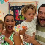 Fabiula Nascimento e Emilio Dantas com os filhos gêmeos, Roque e Raul