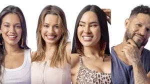 Alane, Beatriz, Isabelle e Juninho - Reprodução/ TV Globo