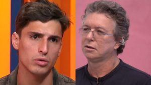 Felipe Prior e Boninho - Reprodução/TV Globo
