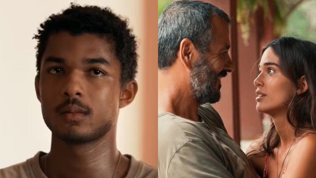 João Pedro, José Inocêncio e Mariana em 'Renascer' - Reprodução/TV Globo