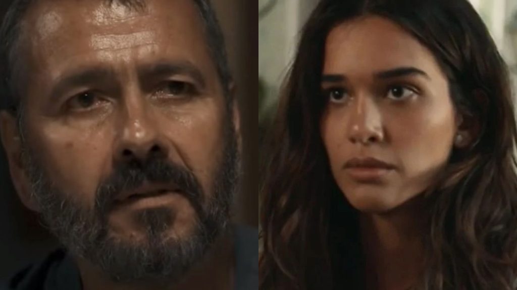 José Inocêncio e Mariana em 'Renascer' - Reprodução/TV Globo