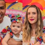 Thiago Oliveira com esposa e filha - Reprodução/Instagram