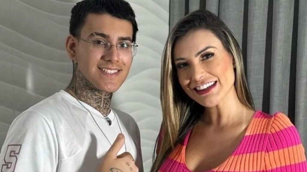 Andressa Urach e o filho, Arthur Urach