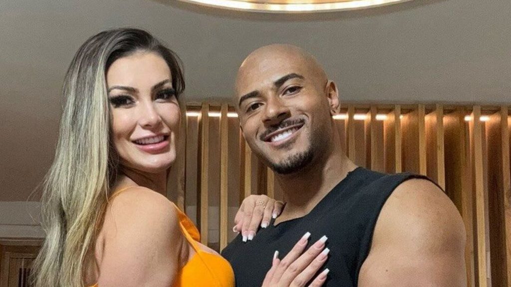 Andressa Urach e namorado, Lucas Ferraz