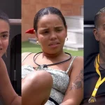 Fernanda, Pitel e Rodriguinho no 'BBB 24'