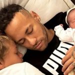 Davi Lucca, Neymar e Mavie (Reprodução/Instagram)