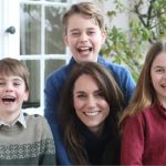 Princesa Kate e os filhos Louis, George e Charlotte - Reprodução/Twitter/@kensingtonroyal