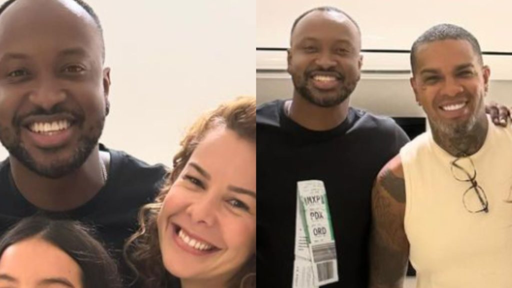 Thiaguinho, Fernanda Souza e Rodriguinho - Rperodução/Instagram