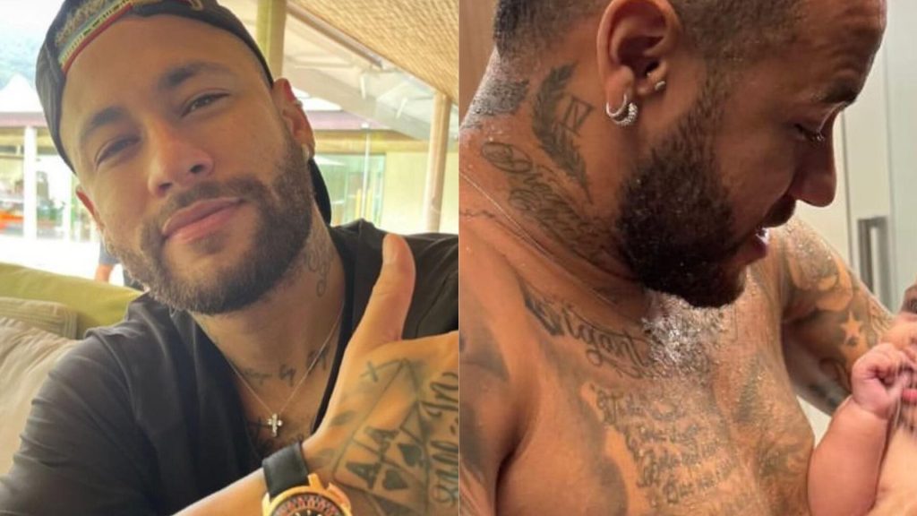 Neymar e filha, Mavie