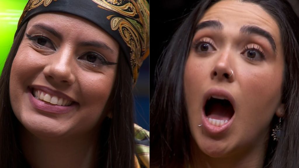 Fernanda, eliminada, e Giovanna, nova líder, do 'BBB 24' - Reprodução/Globoplay