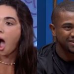 Giovanna e Davi, participantes do 'BBB 24' - Reproduçao/Globoplay