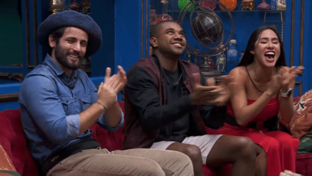 Matteus, Davi e Isabelle, finalistas do 'BBB 24' - Reprodução/Globoplay