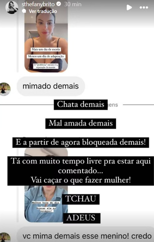 Post Sthefany Brito (Reprodução/Instagram)