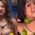 Casca de laranja! Modelo mirim imita Bia do 'BBB 24'