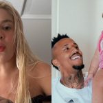 Karoline Lima, Éder Militão e filha, Cecilia