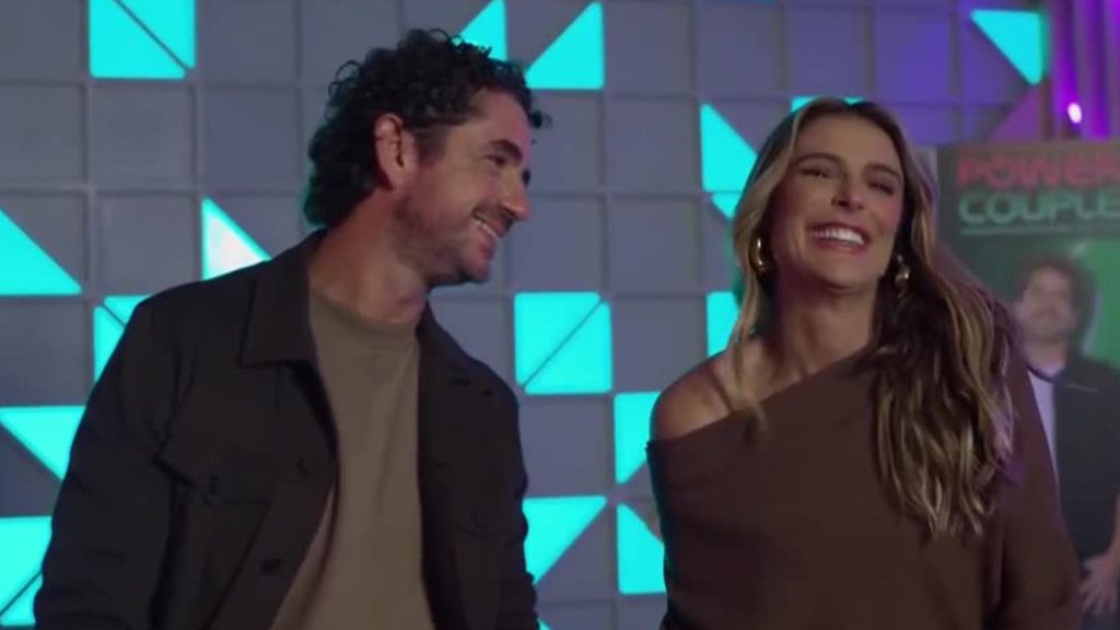 Rafa Brites e Felipe Andreoli no 'Power Couple' - Reprodução/Record