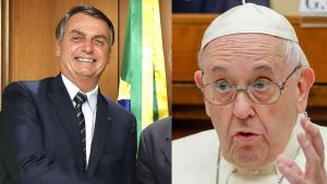 Bolsonaro, Papa Francisco (Reprodução/Divulgação)