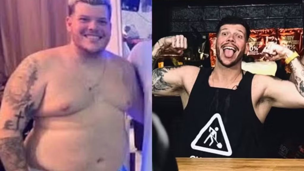 Antes e depois do cantor Ferrugem - Reprodução/Instagram
