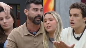 Carol, Radamés, Bia e Gui no 'Power Couple' - Reprodução/Instagram/Record