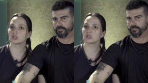 Carol e Radamés no 'Power Couple' - Reprodução/Playplus