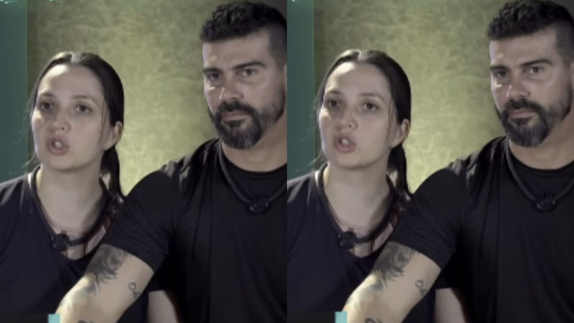 Carol e Radamés no 'Power Couple' - Reprodução/Playplus