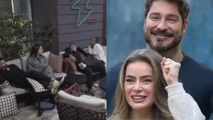 Casais do 'Power Couple' - Reprodução/Record