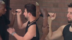 Everton e Eros no 'Power Couple' - Reprodução/Record TV