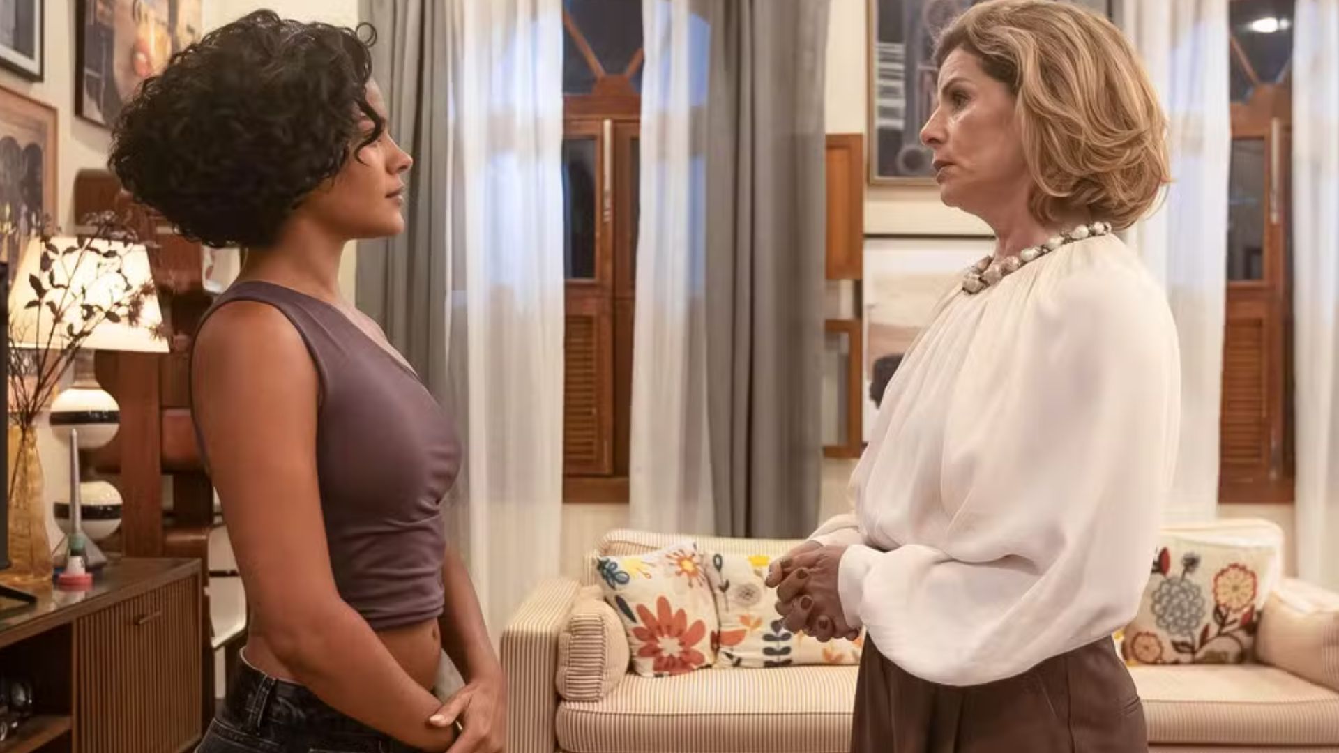 Fátima e Odete em 'Vale Tudo' - Reprodução/TV Globo