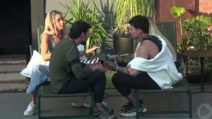 Giovanna e aliados do 'Power Couple' - Reprodução/Record